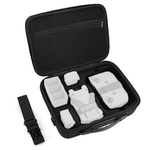 INSYOO Vacuum Forming RC Body Hard Shell Carrying Case for DJI Mini 3 Pro Drone and Accessories Black
