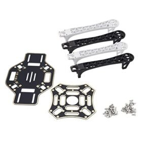 plplaaoo F450 Multi Rotor Airframe 450mm Drone Frame Airframe Frame Wheel with Landing Skid Gear for RC Quadcopter Aircraft Frame Kits, Aircraft Drone Frame Kit, Drone kit Drone Frame kit quadco