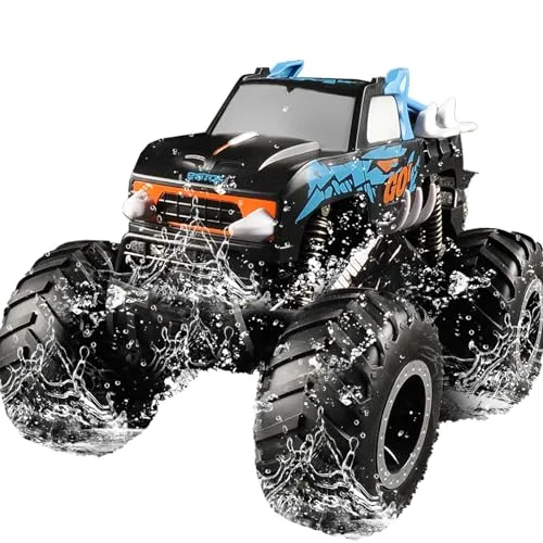 XINGRUI 1:16 Scale Off Road RC Trucks Amphibious Remote Control Monster Truck for Kids Ages 3 12 All Terrain 4WD Waterproof RC Car