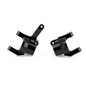 LCX Racing 1/6 RC Crawler Car CNC Aluminum AR90 Front Axle Steering Knuckle Carriers for Depron RC Jets Enthusiasts