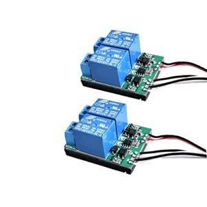 2pcs Brushed RC Motor Forward Reverse Controller Module Relay Version for RC Battleship vs RC Battleship Turret Rotation Circuit Board Parts