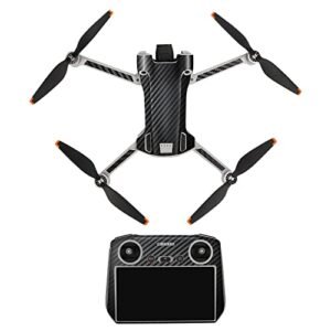 Anbee Mini 3 Pro Drone Waterproof Decal Easy Paste PVC Skin Bubble Free Decorative Stickers Set Compatible with DJI Mini 3 Pro RC Quadcopter (for DJI RC Controller (with Screen), Pattern 9#)