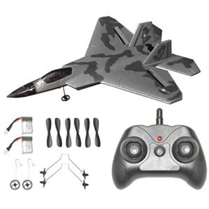 OTXKOO F22 RC Jet Turbine 2CH Remote Control Airplane RTF with 3Axis Gyro for Beginners Kids Boys Indoor Outdoor Flight