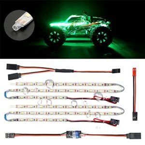 RC Cars Light Controller Switch and Waterproof Green Light Strips Bundle RC Airplane Lights
