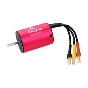 KingVal Replacement 2838 3200KV Waterproof Brushless Motor Compatible with Rain Bird RC 7BI Timing Motor for 1/14 1/16 RC Cars