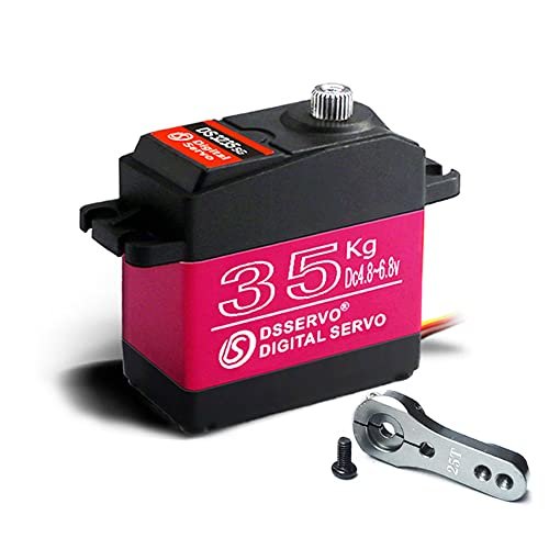 ANNIMOS 35KG High Torque RC Servo Motor for Large Scale RC Cranes Stainless Steel Gear Waterproof Digital Servos
