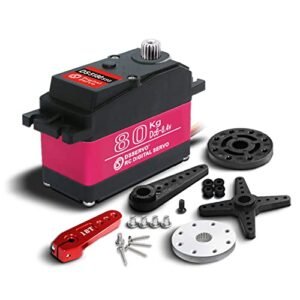 ANNIMOS 80kg High Torque Digital Servo for Large Scale RC Battleship and 1/5 Scale Vehicles