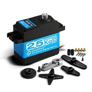 ANNIMOS 25KG PRO RC Servo Motor High Speed Power Stainless Steel Gear Waterproof Digital Servos 270 Learn RC Servo Motor Basics