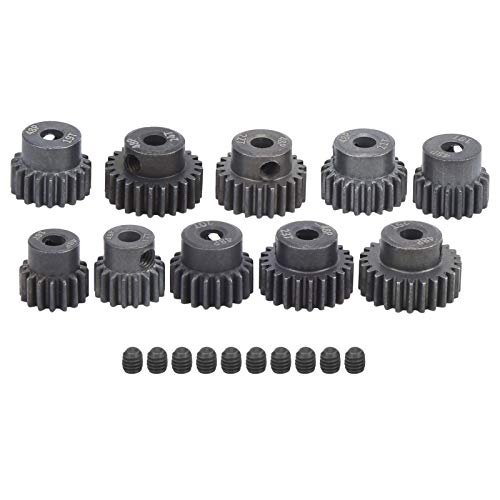 RC Willey Tracking Alloy Metal Pinion Motor Gear Set 16T 25T 10Pcs for 1/10 RC Model Cars