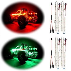 RC Cars LED Light Strips Waterproof Underglow Lights for Drones Boats and Airplanes