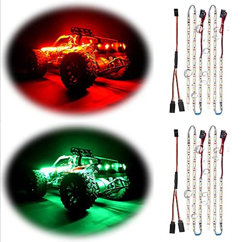 RC Cars LED Light Strips Waterproof Underglow Lights for Drones Boats and Airplanes