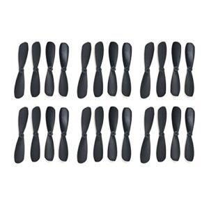 Skrnrhrery Mini Propeller for Weathering RC Aircraft Durable Nylon Props 0.8MM Axis 46mm Blade Length AB Positive Negative Quadcopter Accessories