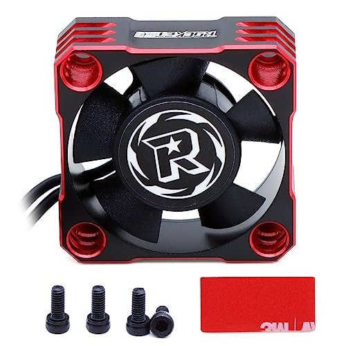 30mm High Speed Brushless 550 RC Motor Cooling Fan 28000RPM with HeatSink for 1/8 1/10 1/12 Scale Cars