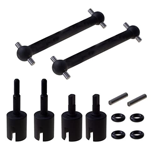 HOBOHY TT02B Aluminum Dog Bone Drive Shafts Set for Tamiya RC Car TT 02B Upgrade Parts Perfect for RC Willey Burrito Mattress Enthusiasts