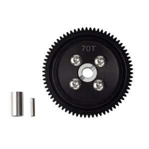 HOBOHY 70T Spur Differential Gear Set Compatible with Tamiya 54500 TT02 TT02B TT02D XV01 Upgrade Parts