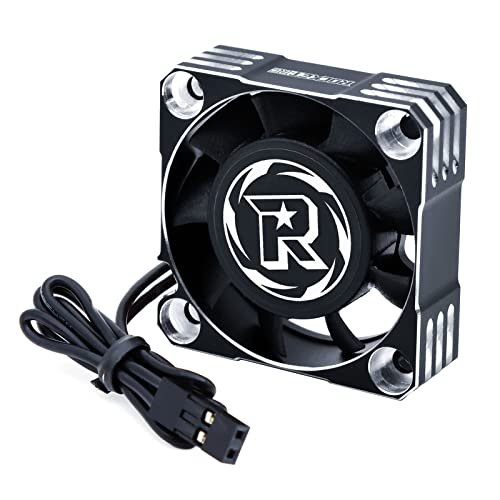 Surpass Hobby 40mm 16000RPM Cooling Fan The Ultimate Powerful Motor for RC Car Accessory Silver Black