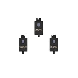 HTLNUZD ISDT BattAir Bluetooth Battery Voltage Checker Smart Plug for LiFe LiPo LiHv ULiHv Batteries 3PCS 2S