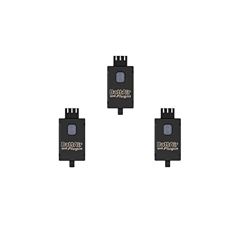 HTLNUZD ISDT BattAir Bluetooth Battery Voltage Checker Smart Plug for LiFe LiPo LiHv ULiHv Batteries 3PCS 2S