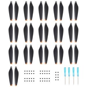 Orange Crush RC Fuel 32Pcs Propeller Set for DJI Mini 3 Pro and Mini 4 Pro Drones with Low Noise Blades and Exclusive Screws