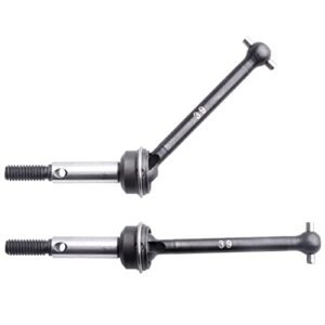 Hobbyfire Universal Drive Shafts Rear Set Replacement Part 54516 for Tamiya XV 01 Black