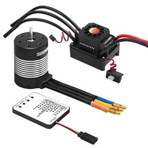 HobbyPower 3650 5900KV Sensorless Brushless RC Motor 120A ESC Combo Set Quarter Scale RC Car Parts