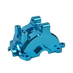 Soling RC Sailboat Parts Aluminum Front Rear Differential Case Gearbox Cover Upper for Tamiya TT02 TT02D TT02B TT02FT Upgrade Blue
