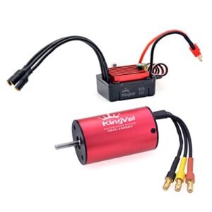 KingVal Stihl FS 56 RC Fuel Line Replacement Brushless Motor and ESC Combo for 1/14 RC Cars