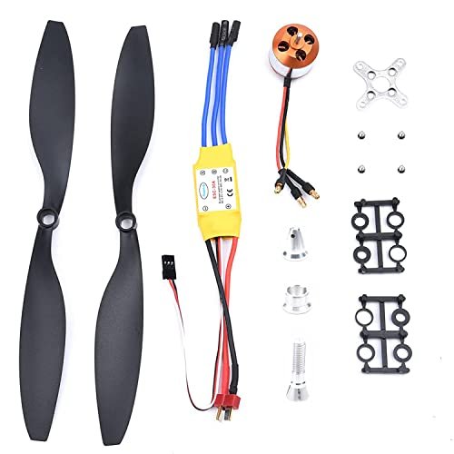 YoungRC A2212 1000KV Brushless Motor with 30A ESC RC Motor Controller Circuit and 1045 Propeller Kit for Quadcopters