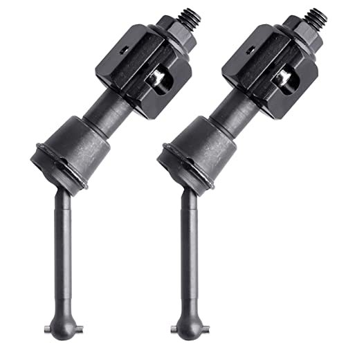 CrazyHobby Steel Driveshafts CVD with Aluminum Wheel Hex 12mm for Tamiya SW01 RC Wheels