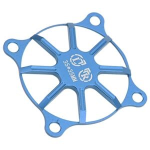 Aluminium Alloy Lexus RC Motor Cooling Fan Cover 35x35mm Dark Blue for Enhanced Heat Dissipation