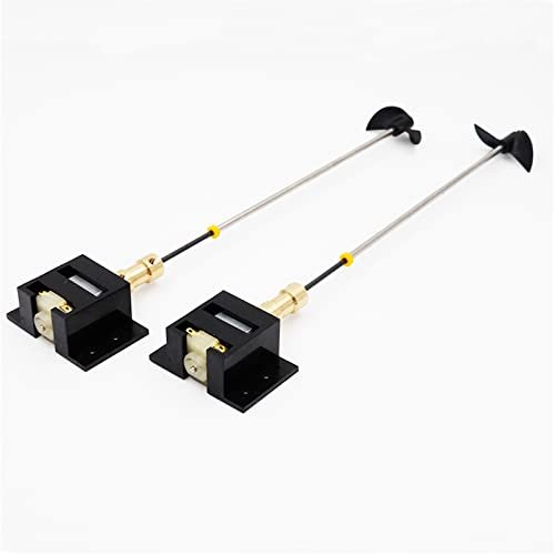 XHSESA DIY RC Sportfishing Boat Motor Drive Set 130 Motor with Motor Seat Copper Coupling 15cm Shaft and Propellers Kit