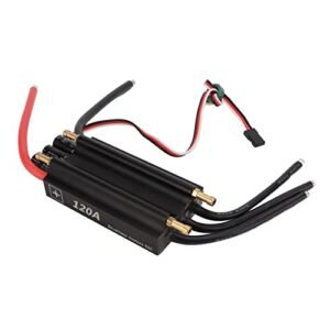 VGEBY RC ESC, 120A RC Boat ESC 2 Way Water Cooled Brushless ESC for RC Boats and Airship
