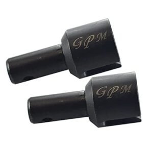 GPM Racing Upgrades Medium Carbon Steel Center Diff Output Cup Compatible with Rhinomite RC Truck 1/8 4WD Sledge Monster Truck 95076 4