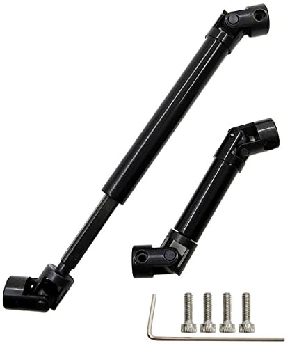 HOPLEX RC Drive Shaft Steel Front Rear Center Shaft Driveshaft for SCX24 Gladiator AXI00005 Axial Upgrade Parts 1/24 RC Crawler Car Jada RC Car Parts