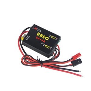 QWinOut UBEC 8A 16A Dual UBEC 5.2 6.0 7.4 8.4v Servo Power Supply for RC Plane Antonov 225 and FPV Drones