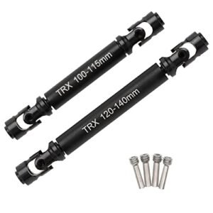 Treehobby Alloy Steel Heavy Duty CVD Drive Shaft Universal Joint for Phat Bodies RC 1/10 Traxxas TRX4 Trx4 Metal Upgrades Parts