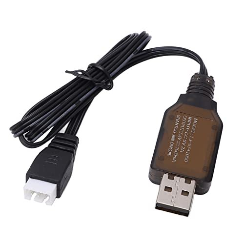 RC Hobbies Fargo USB Charging Cable 7.4V 1000mA Lipo Battery Charger for 1/16 Remote Control Cars