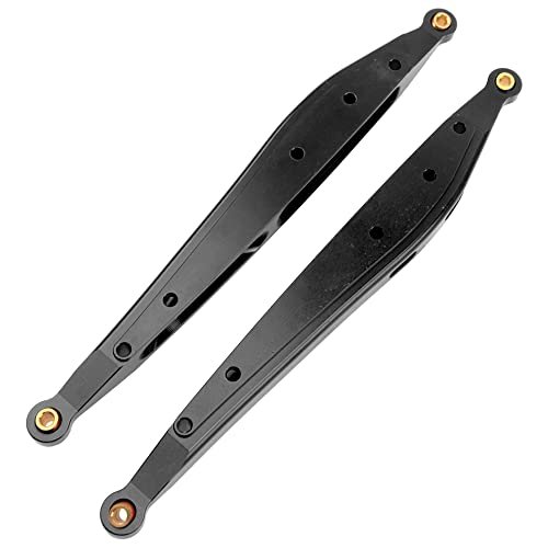 Vgoohobby Metal Rear Trailing Arm Swing Arm Linkage Link Rod Pull Rod for Axial RBX10 Ryft 1/10 RC Rock Crawler Parts Upgrade Black