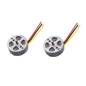 sea jump 2PCS Quadcopter Brushless Motor for SYMA X650 X500pro HS175D Z6pro F11MINI F7MINI Aerial Photography Folding RC Drone Motor Parts Perfect for RC Vulcan Plans