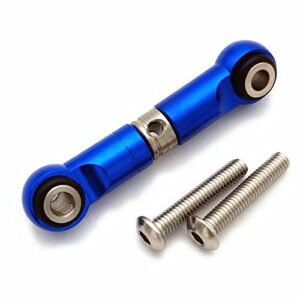Traxxas Slayer RC Truck Adjustable Steering Linkage Turnbuckle Aluminum 5345R Blue