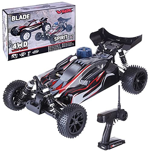 ZOSTER VRX RH1006 1/10 Scale 4WD RC Nitro Engine Dyno Off Road Vehicle RTR High Speed Racing Truck with Force 18 Methanol Engine for Adults and Kids