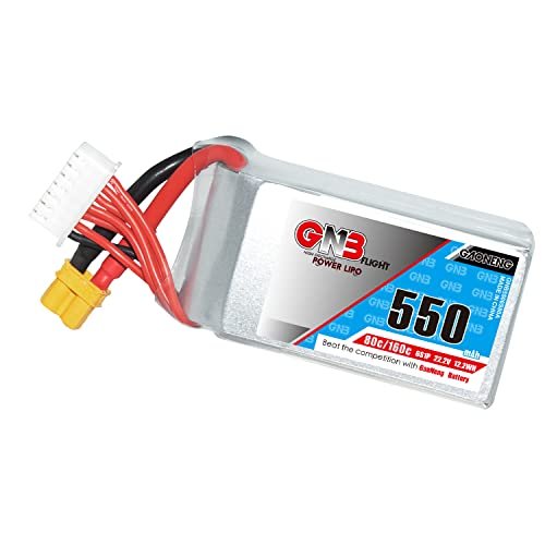 GAONENG GNB 550mAh 6S 22.2V 80C LiPo Battery with XT30 Connector for FPV Drones