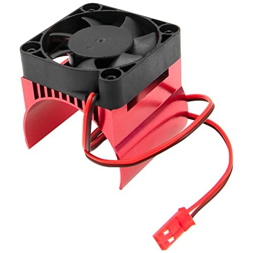 ShareGoo RC 40mm 42mm Motor Heatsink with Cooling Fan for Fuel Engine RC Car 4074 4274 1515 1512 Motor Compatible with Arrma HSP Redcat HPI Traxxas 1/8