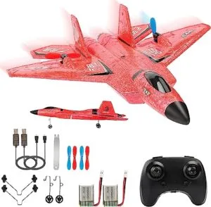 Top Race F22 RC Airplane Fighter Ready to Fly 2.4Ghz 2 Channel Remote Control Plane Perfect for Beginners Guide to RC Airplanes