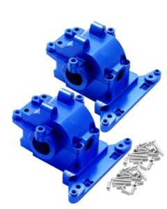 ARRCat Alloy Differential Housing Bulkhead Front Rear Upgrades for 1 18 LaTrax Teton Desert Prerunner Rally SST Replace 7530 Navy Blue
