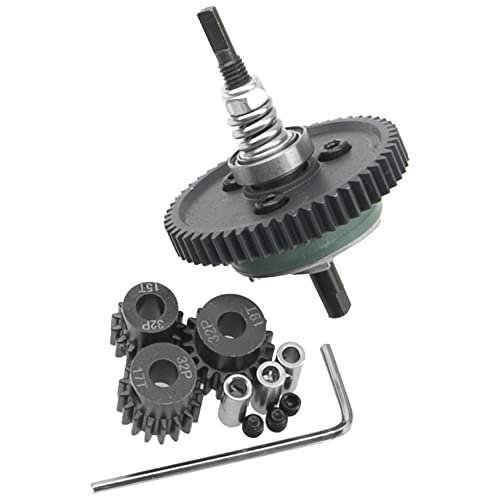 RC Willey Premium Dining Room Table Sets Durable Metal Differential Gear Slipper Clutch 54T 32P Spur Gear with Pinions for Traxxas RC Cars