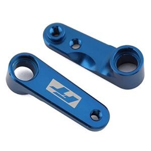Team Associated RC10B6 4 Factory Team Aluminum Steering Bellcranks Blue ASC91983
