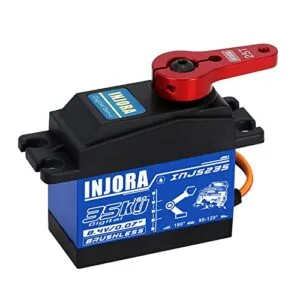 INJORA 35KG Brushless Waterproof High Voltage RC Car Servo Motor High Torque Digital Servo