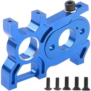 ShareGoo Aluminum Sliding RC Car Hub Motor Mount for 1/8 Arrma Typhon Kraton Outcast Senton Talion Notorious BLX Upgrades Replacement Parts ARA320468 ARA320469 Blue