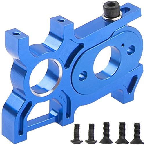 ShareGoo Aluminum Sliding RC Car Hub Motor Mount for 1/8 Arrma Typhon Kraton Outcast Senton Talion Notorious BLX Upgrades Replacement Parts ARA320468 ARA320469 Blue